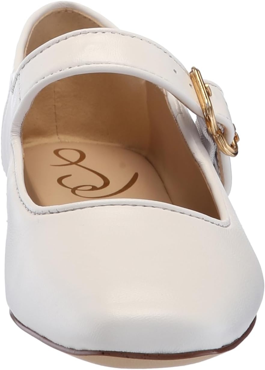 image:imageSam Edelman Womens MichaelaMary Jane FlatBright White Leather