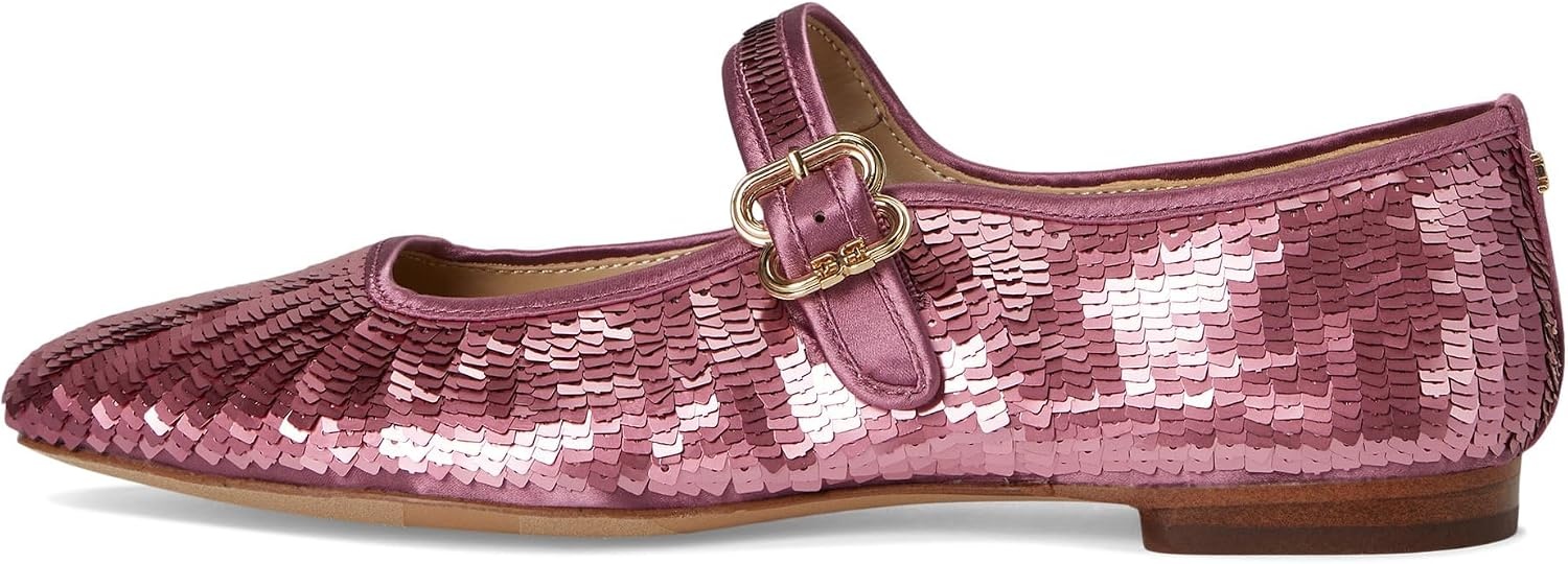 image:imageSam Edelman Womens MichaelaMary Jane FlatElderberry Sequin