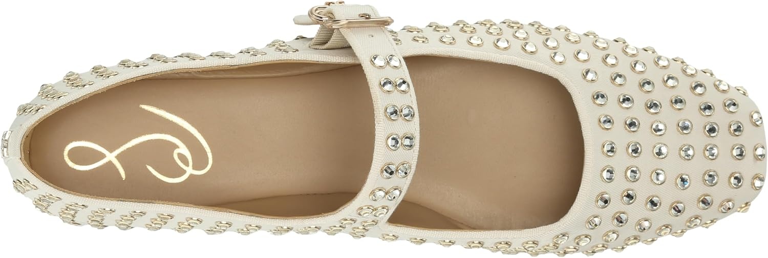 image:imageSam Edelman Womens MichaelaMary Jane FlatModern Ivory Gem