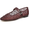 image:imageSam Edelman Womens MichaelaMary Jane FlatFrench Merlot Glitz Mesh