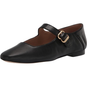Sam Edelman Womens MichaelaMary Jane Flat(Black Leather)