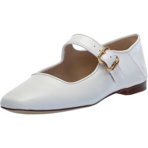 Sam Edelman Womens MichaelaMary Jane Flat(Bright White Leather)