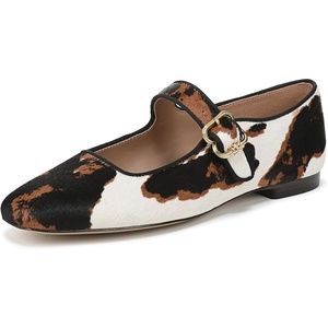 Sam Edelman Womens MichaelaMary Jane Flat(Brown Cow Multi)