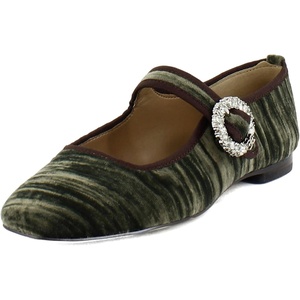 Sam Edelman Womens MichaelaMary Jane Flat(Winter Moss Crystal)